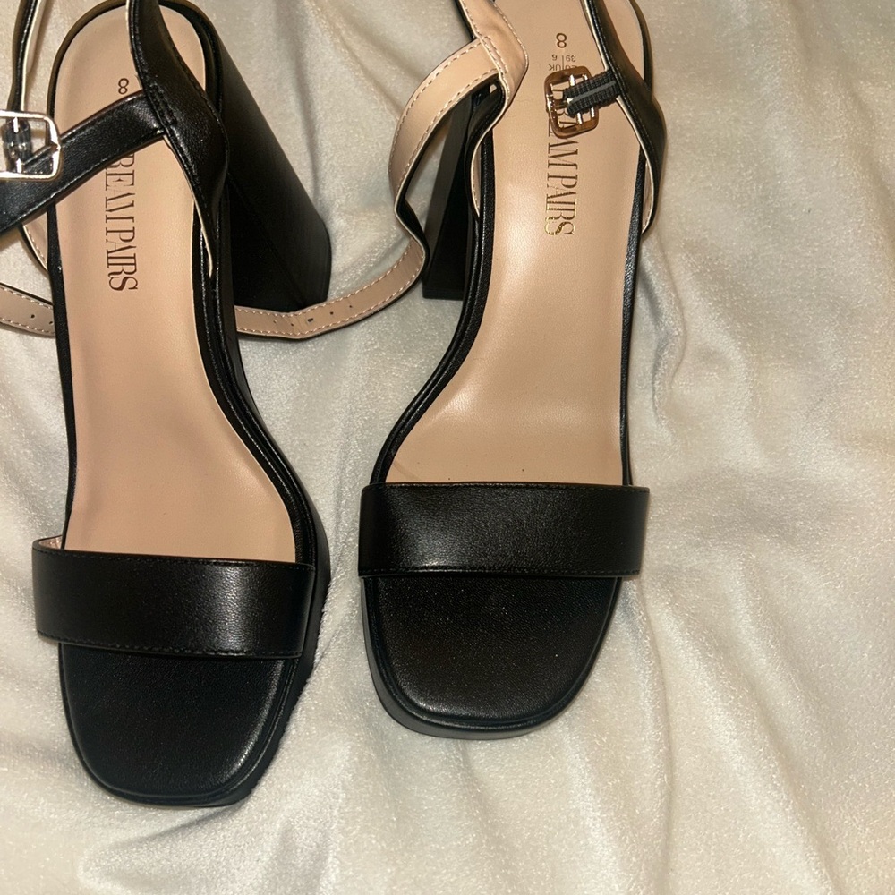 Black Strappy Sandals